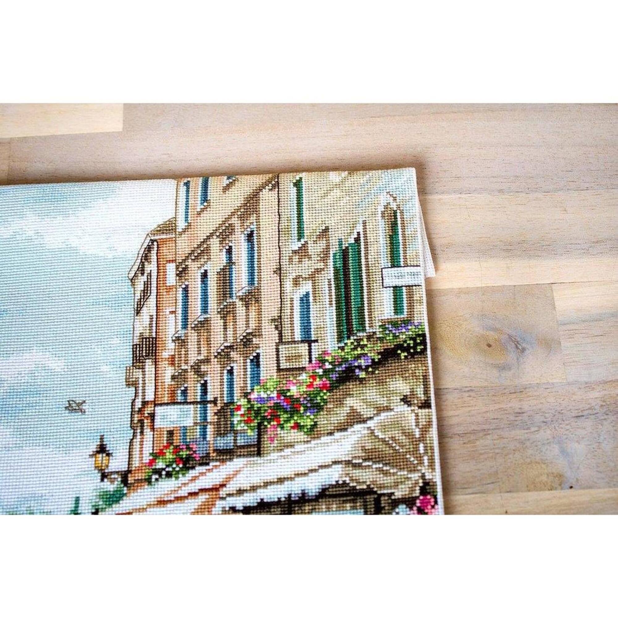 Luca-s Paris In Flowers Counted Cross Stitch Kit